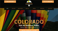 Desktop Screenshot of coloradoballoonrides.com